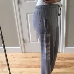 PINK grey sweatpants